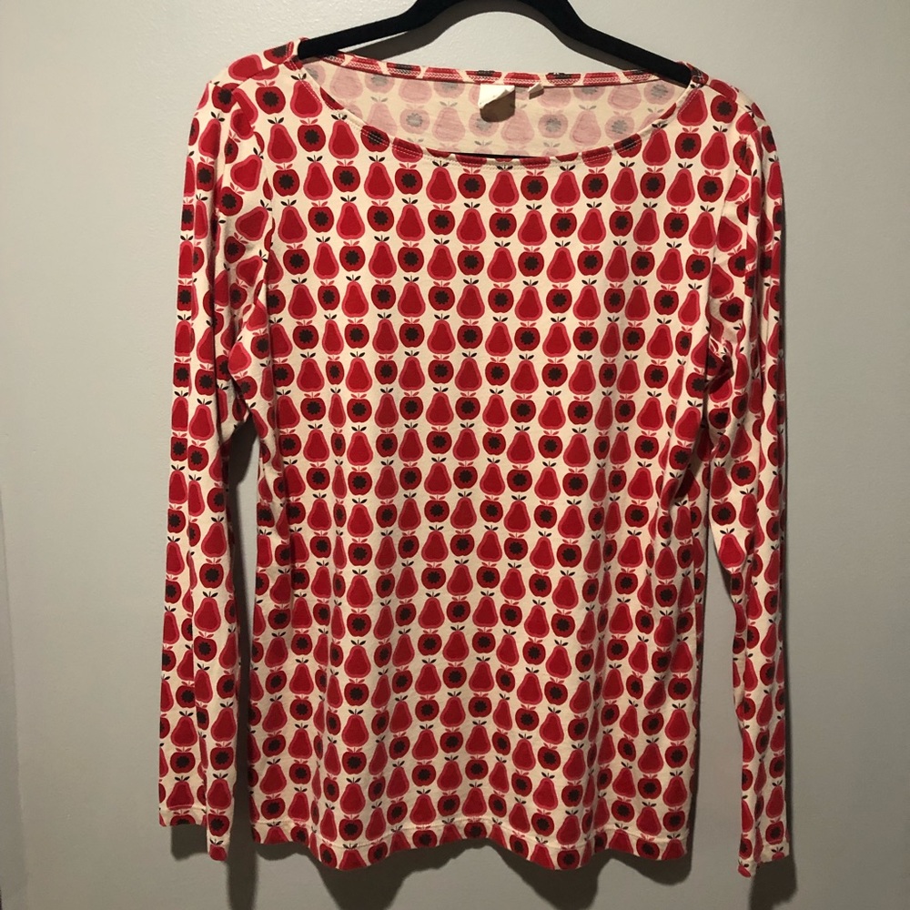 Orla Kiely | Red Apple Pear long sleeve L